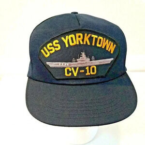 USS Yorktown CV-10 Baseball Cap NWT Snapback Navy